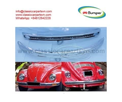 Volkswagen Beetle bumpers 1975 and onwards by stainless steel
