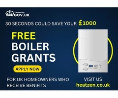 Free boiler replacement grants in UK