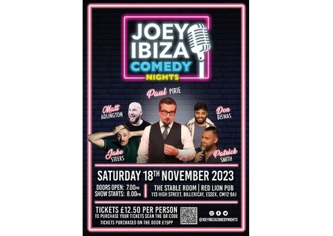 Joey Ibiza Comedy Nights