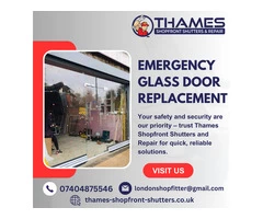 Emergency Glass Door Replacement: Thames Shopfront