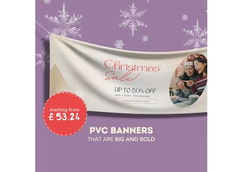Make Your Christmas Merry & Bright with Custom PVC Banner Printing