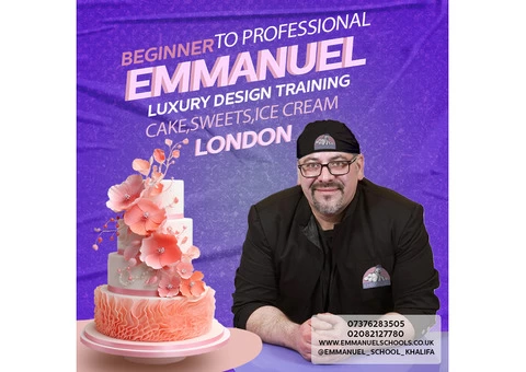 Luxury design training.Cake,sweets,ice cream.LONDON - 8/8