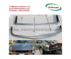 Datsun 240Z 260Z 280Z bumper no hole, no rubber (1969-1978) by stainless steel