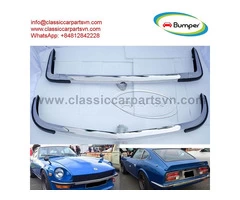 Datsun 240Z 260Z 280Z bumper (1969-1978) with rubber by stainless steel