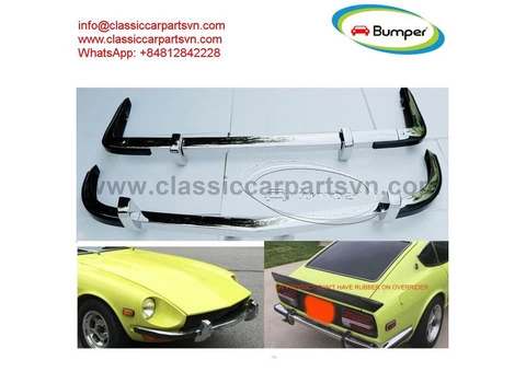 Datsun 240Z 260Z 280Z bumper (1969-1978) with overrides - 1/5