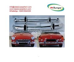 MGB bumpers with rubber on over rider(1962-1974)
