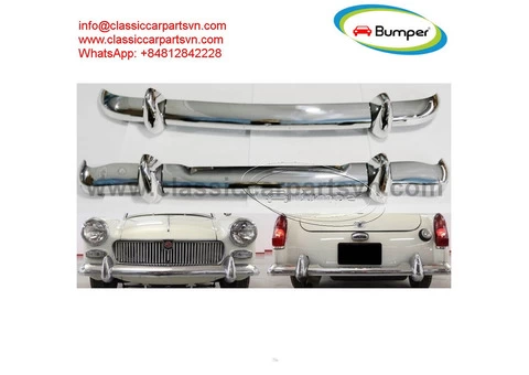 MG Midget MK1 MK2 bumpers (1961–1966) by stainless steel  New - 1/5