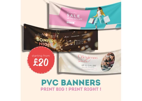 Make a Big Impression with PVC Banner Printing
