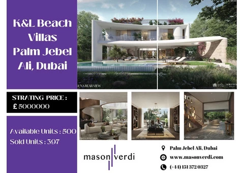 Invest in K&L Beach Villas | Luxurious Development - Mason Verdi