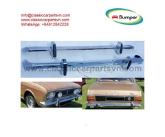 Ford Cortina MK2 bumper with over rider (1966-1970) by stainless steel