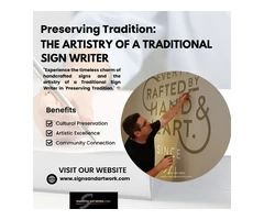 From Craftsmanship to Legacy: London's Traditional Signwriters