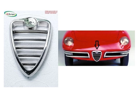 Alfa Romeo Spider Duetto (1966-1969) center grill new - 1/5