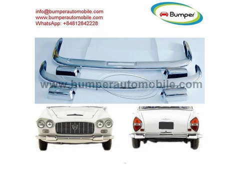 Lancia Flaminia Touring GT and Convertible (1958-1967) bumpers by stainless steel - 1/4