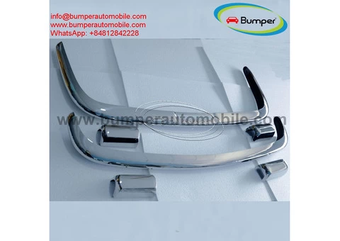 Lancia Flaminia Touring GT and Convertible (1958-1967) bumpers by stainless steel - 3/4