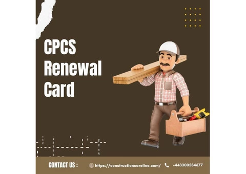 Get Your CPCS Renewal Card Today!