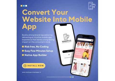 Create Your Own App - MobiApp Mobile App Builder For Shopify