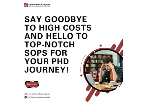 Get an affordable SOP PHD Writing Service in the UK
