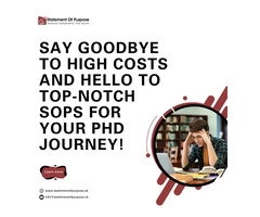Get an affordable SOP PHD Writing Service in the UK