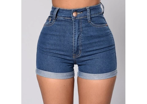 Denim shorts rolled bottoms - 1/5