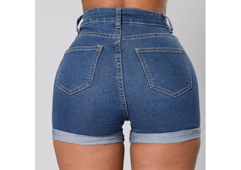 Denim shorts rolled bottoms - 5/5