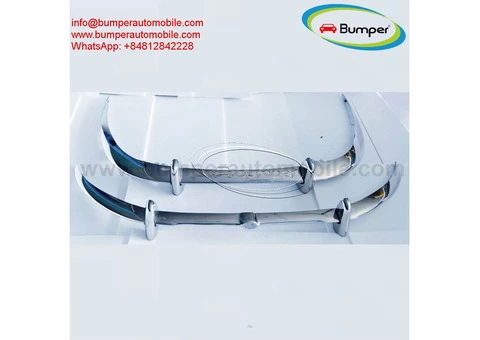 Jaguar E-Type XKE Series 2 (1969- 1971) bumper by stainless steel - 2/4