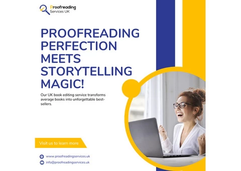 Winning Book Editing Service in UK That Turns Average Books Into Best-Seller