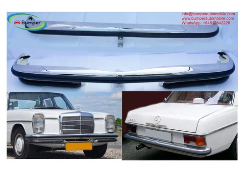 Mercedes W114 W115 Sedan S1 (1968-1976) bumpers with front lower new - 4/7