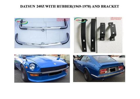 Datsun 240Z bumpers with rubber and bracket (1969-1978)