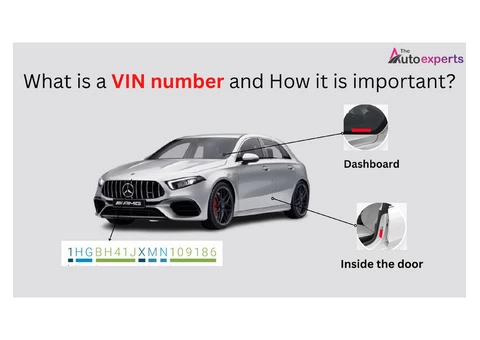 How can I see my vehicle VIN number on the car?