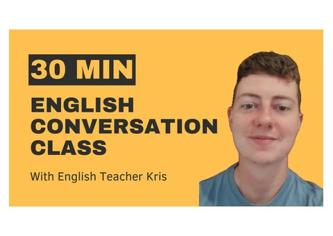 £15 per hour - Native English Teacher - 1 to 1 Online Classes - TEFL