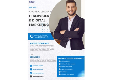 Web Development Company In London | Hire Web Developer In London | Idiosys UK