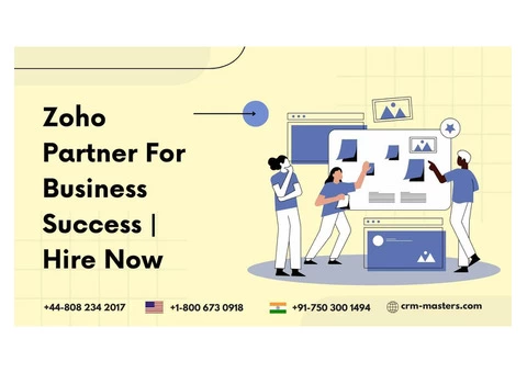 Zoho Partner For Business Success | Hire Now