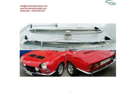 Simca 1200S coupé Bertone (1967 - 1971) bumpers by stainless steel - 1/3