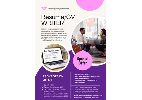 Resume/CV Writing Services