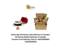 Same-day Christmas cake delivery in Canada | Christmas Basket delivery in Canada