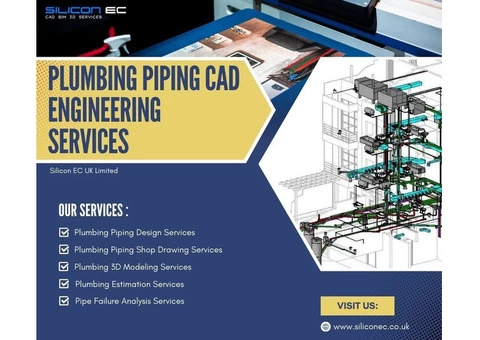Best Plumbing Piping CAD Engineering Services in London, United Kingdom at a very low cost