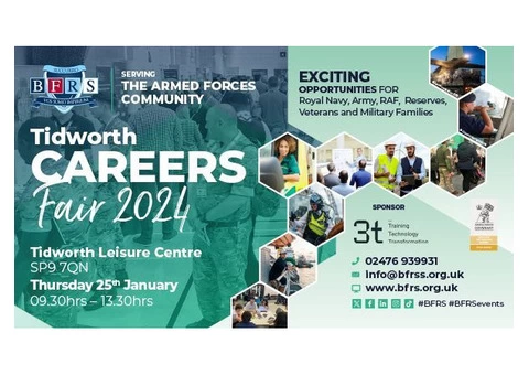 BFRS National Careers Fair @Tidworth on Thursday, 25 January 2024