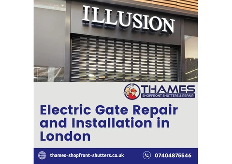 Expert Electric Gate Repair and Installation in London | Thames Shopfront