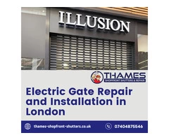 Expert Electric Gate Repair and Installation in London | Thames Shopfront