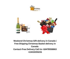 Weekend Christmas Gift delivery in Canada | Free Shipping Christmas Basket delivery in Canada