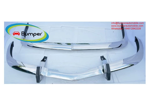 BMW 2000 CS bumpers (1965-1969) by stainless steel - 3/3