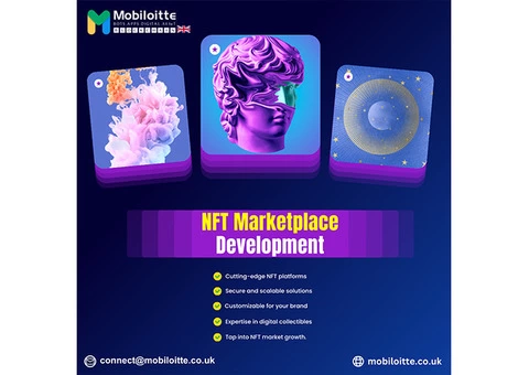 Revolutionize Digital Ownership with Mobiloitte's NFT Marketplace Development in the UK"