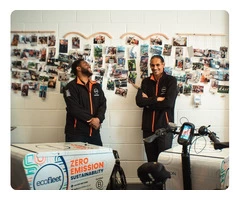 Electric Cargo Bike Courier in London by ecofleet
