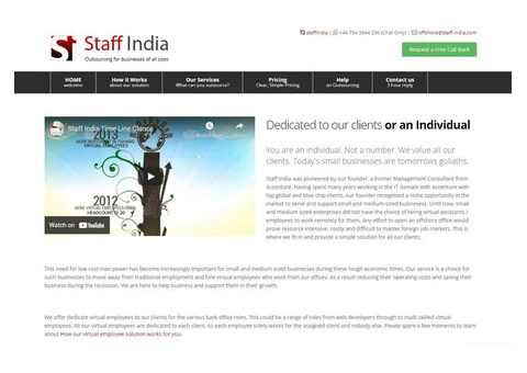 Outsource work to Virtual Web Developers - 1/3