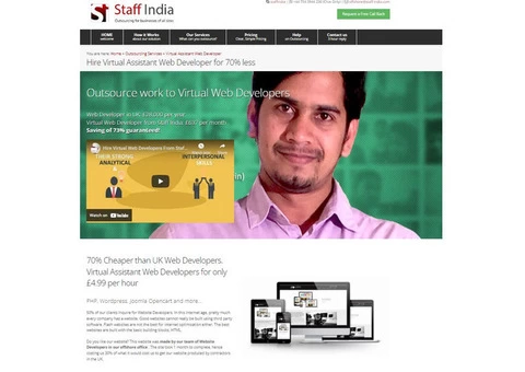 Outsource work to Virtual Web Developers - 2/3