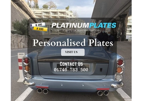 Buy Personalised Plates For Your Car That Comes In Your Budget
