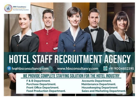 Hotel Staff Recruitment Agency from India, Nepal