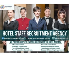 Hotel Staff Recruitment Agency from India, Nepal
