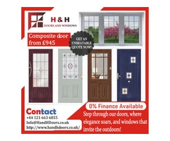 Elevate Your Home with composite Doors or Windows!