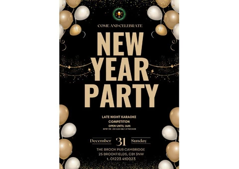 Brook Pub New Year's Eve Celebration 2023!